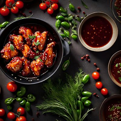 Greek-style General Tso's Chicken