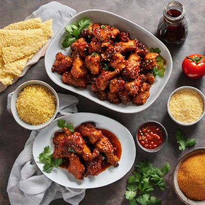 General Tso's Chicken with a Moroccan Twist