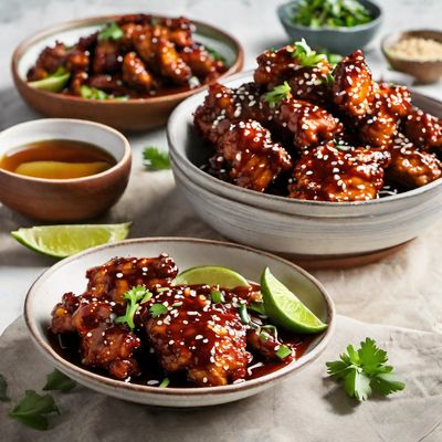 General Tso's Chicken with a New Mexican Twist