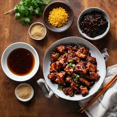 General Tso's Chicken with a New Mexican Twist