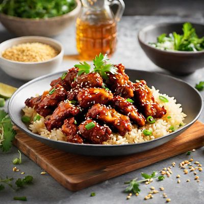 General Tso's Chicken with a New Mexican Twist