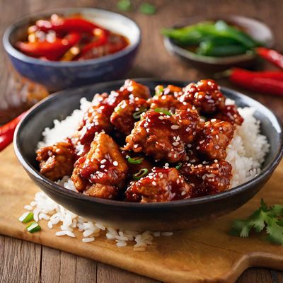 Sichuan-style General Tso's Chicken