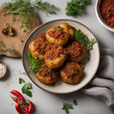 Georgian Stuffed Potatoes