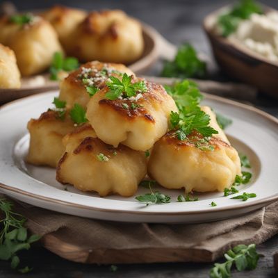 Georgian-Style Potato Dumplings with Cheese (კარტოფილის მურაბალი კალახი)