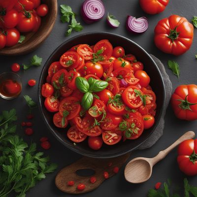 Georgian Tomato Salad with Spices