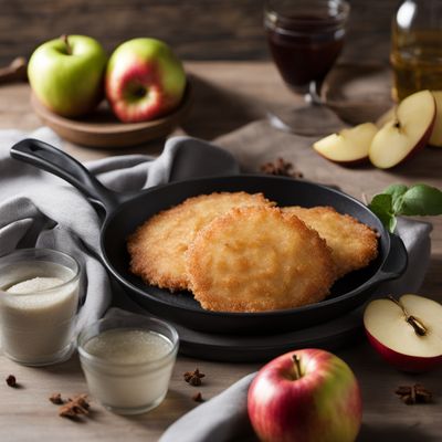 German Potato Pancakes with Apple Sauce