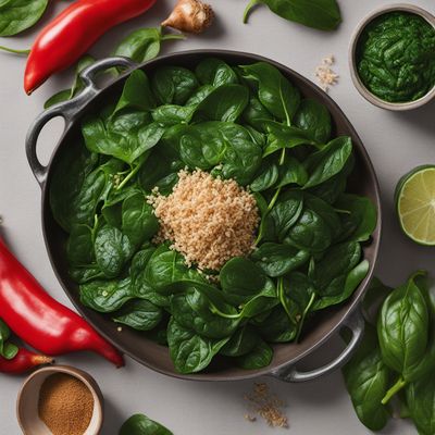 Ghanaian-inspired Spinach with Garlic