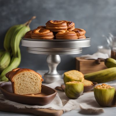 Ghanaian-Inspired Sweet Plantain Brioche