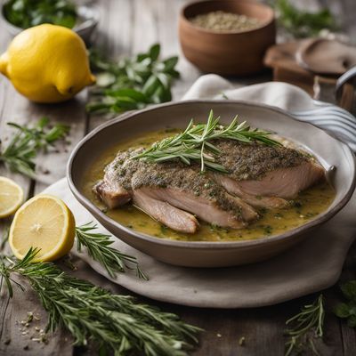 Gida Vrasti with Lemon and Herbs