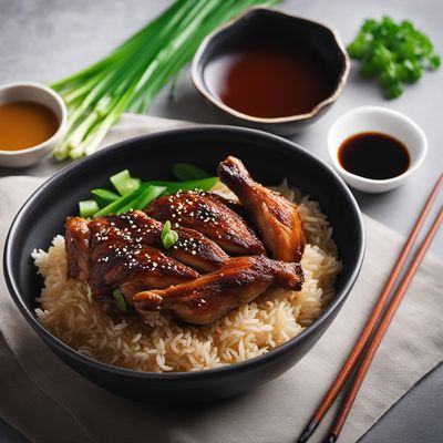 Ginger Glazed Duck with Fragrant Rice