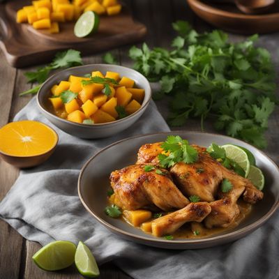 Ginger Mango Chicken with Azerbaijani Twist