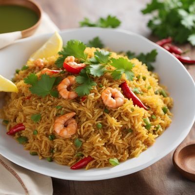 Goan-style Spicy Rice Pilaf with Coconut and Seafood