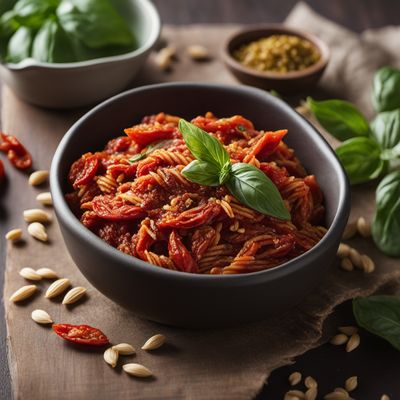 Gobbeletti with Sun-Dried Tomato Pesto