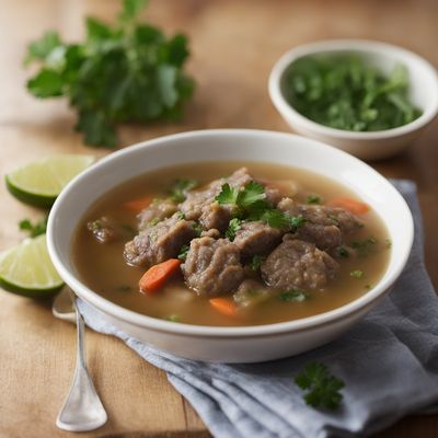 Greek-American Style Dumpling Soup