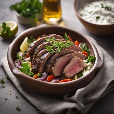 Greek-inspired Grilled Lamb Souvla