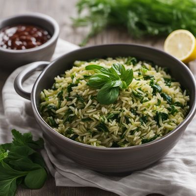 Greek Spinach Rice