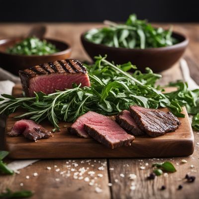 Grilled Beef Tagliata with Arugula and Parmesan