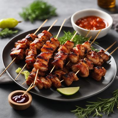 Grilled Chicken Cartilage Skewers