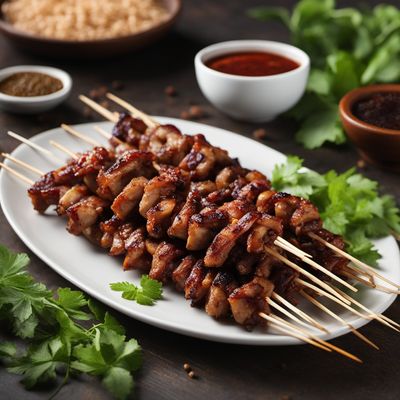 Grilled Chicken Intestines Skewers