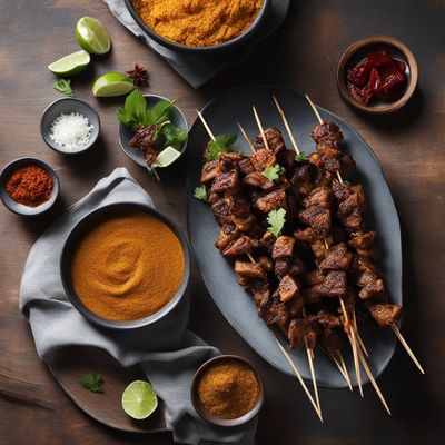 Grilled Chicken Liver Skewers with Sri Lankan Twist