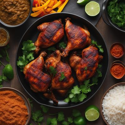 Grilled Chicken with Ghanaian Flavors