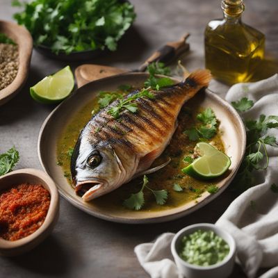 Grilled Fish with Haitian Flavors