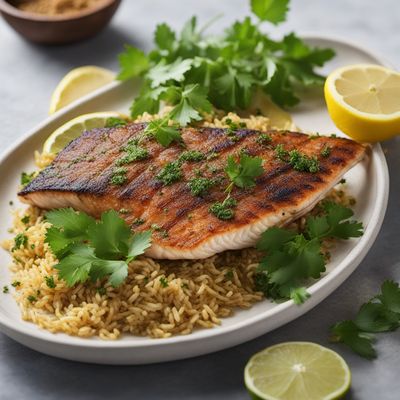 Grilled Fish with Levantine Flavors