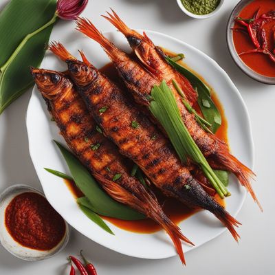 Grilled Ikan Bakar with Spicy Sambal