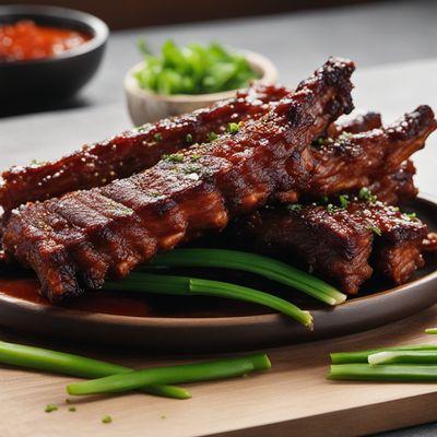 Grilled Korean Spicy Pork Ribs