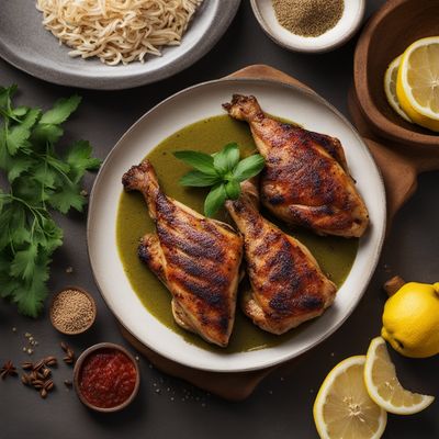 Grilled Lebanese Chicken with Garlic Sauce