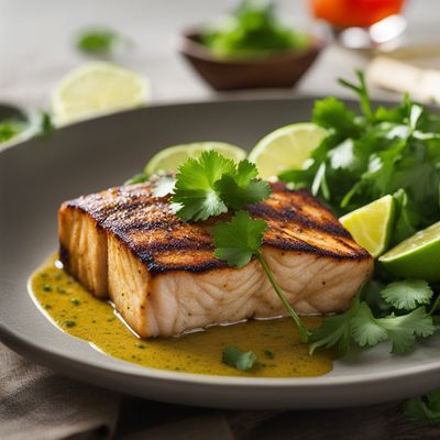 Grilled Mahi Mahi with Coconut Lime Sauce