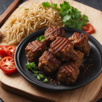 Grilled Mantuan Meatballs (Bakso Bakar Mantuan)