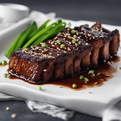 Grilled Maple-Glazed Kalbi Ribs