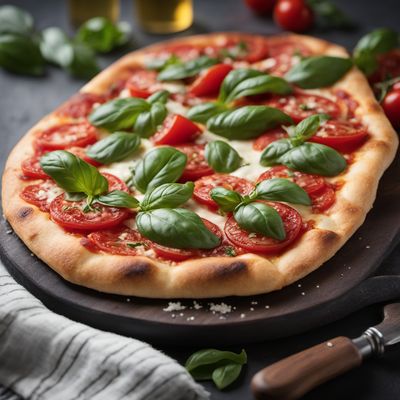 Grilled Margherita Pizza