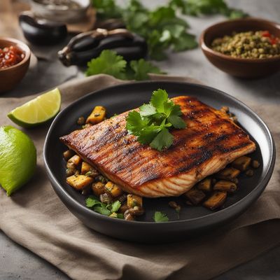 Grilled Marinated Fish with Guatemalan Flavors