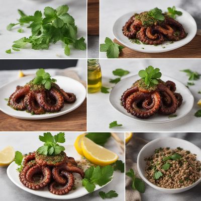 Grilled Octopus with Middle Eastern Flavors