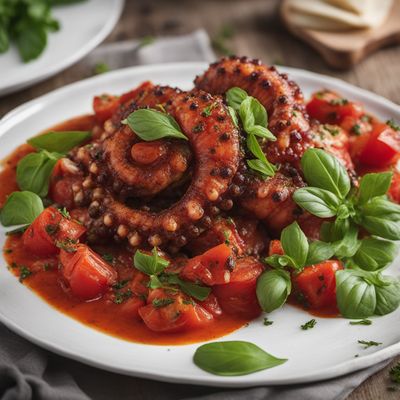 Grilled Octopus with Tomato and Herb Sauce