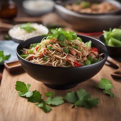 Grilled Pork and Noodle Salad