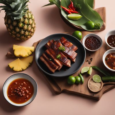 Grilled Pork Belly with Island Flavors