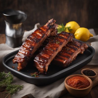 Grilled Pork Ribs with Smoky Paprika Glaze