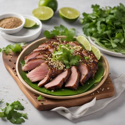 Grilled Pork with Sesame Salt, California Style