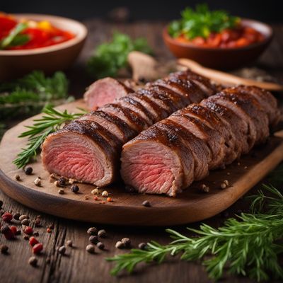 Grilled Romanian Beef Rolls