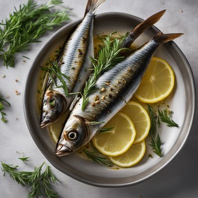 Grilled Sardines with Mediterranean Flavors