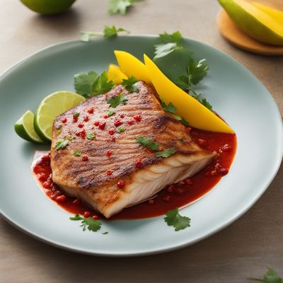 Grilled Spicy Stingray with Island Flavors