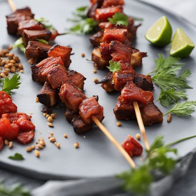 Grilled Suri Skewers with Peruvian Spices