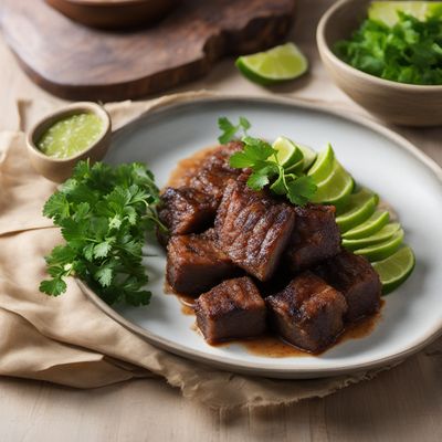 Griot with Taro Mash