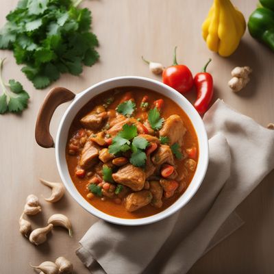 Groundnut Stew with Chicken and Vegetables