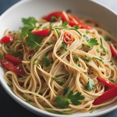 Guamanian-Style Fettuccine with Coconut Cream Sauce