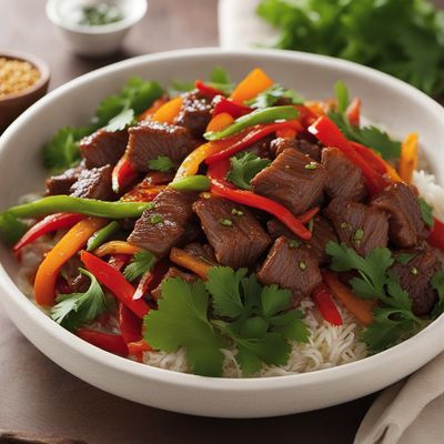 Guinea-Bissauan-inspired Spicy Beef Stir-Fry