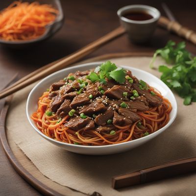 Guo Qiao Mi Xian - Stir-Fried Rice Noodles with Beef